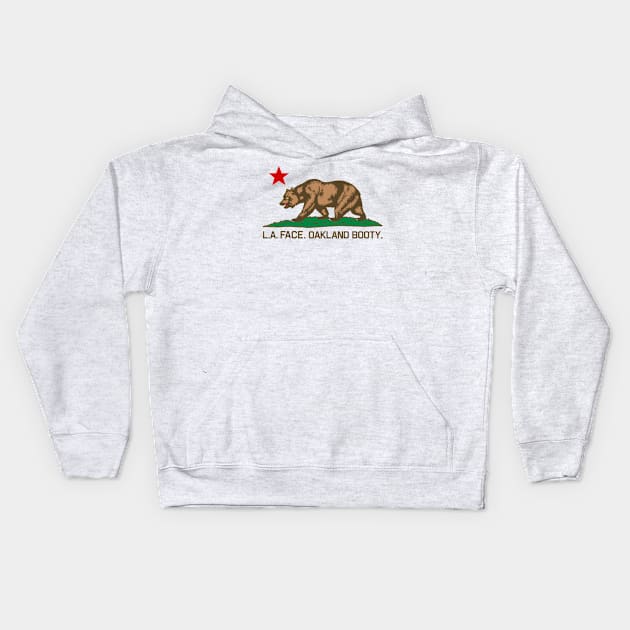 L.A. Face, Oakland Booty Kids Hoodie by PopCultureShirts